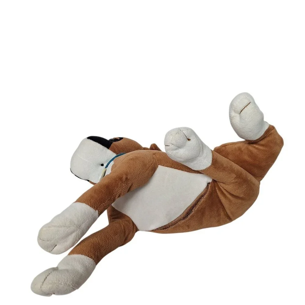 Nintendogs Boxer Plush Brown White Stuffed Toy 15 Inch